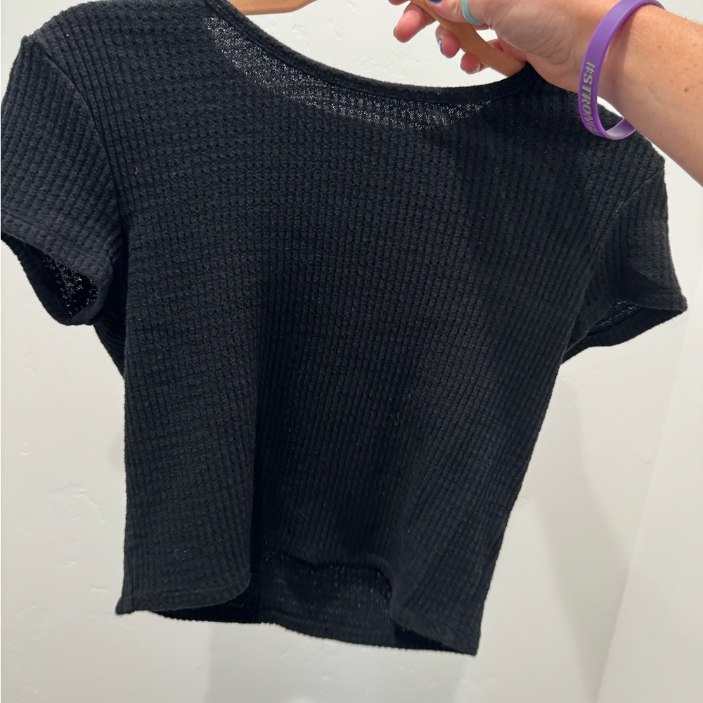 Zara plan waffle tee